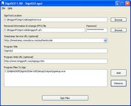 SignGUI screenshot
